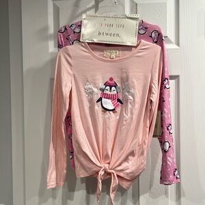 Girls Two Pack Top and Leggings Set